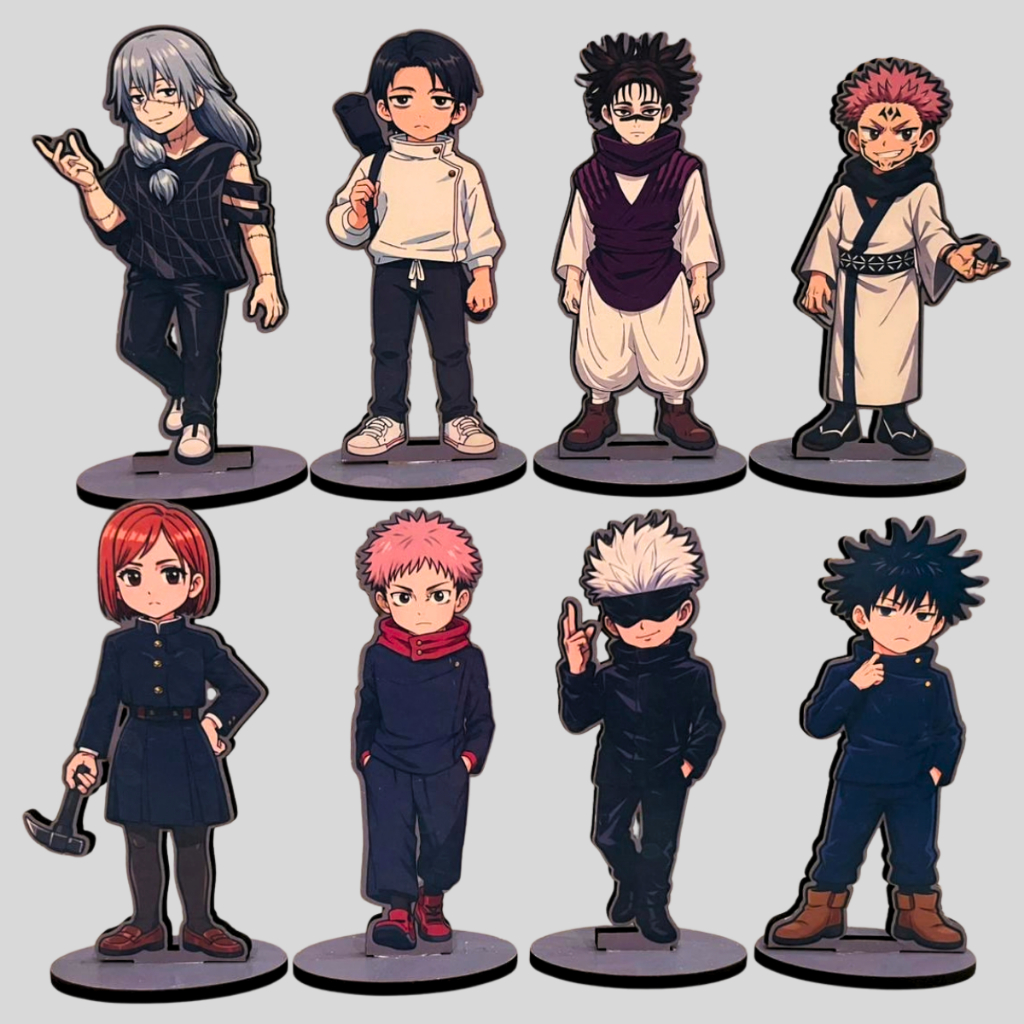 Totem jujutsu Kaisen action figure anime Sukuna Yuji Itadori Satoru Gojo Megumi Fushiguro Nobara