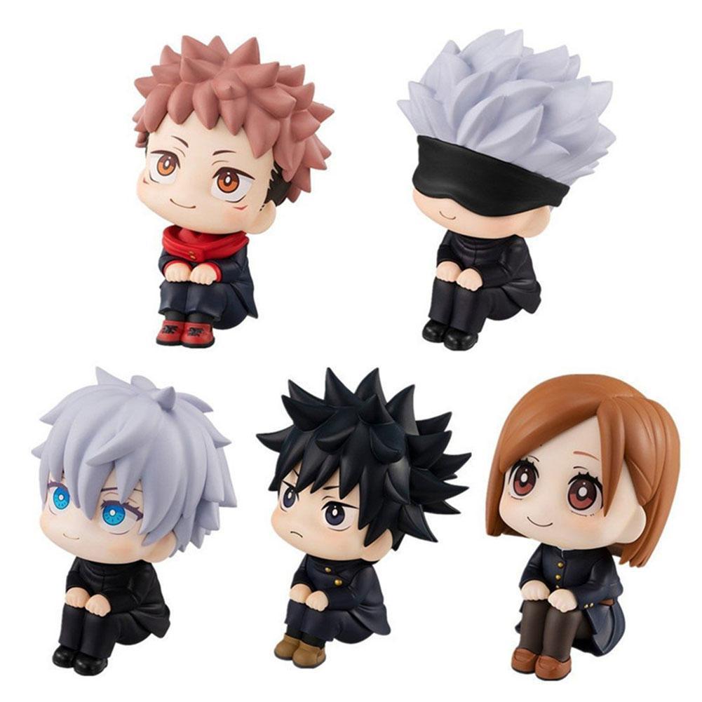 Jujutsu Kaisen Fushiguro Megumi Kugisaki Nobara Gojo Satoru Action Figure Brinquedos 10cm Anime V1F6