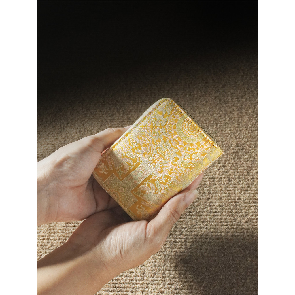 Morishita novo estilo chinês moeda bolsa titular do cartão perfumado nuvem fio canção Jin 2026 novo estilo pequeno portá