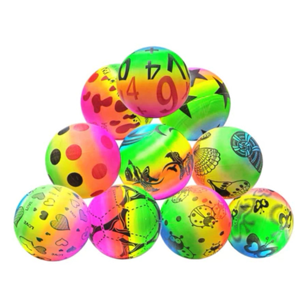 colorida Bola de Praia Vinil Inflável Infantil Colorida/Modelo Sortido