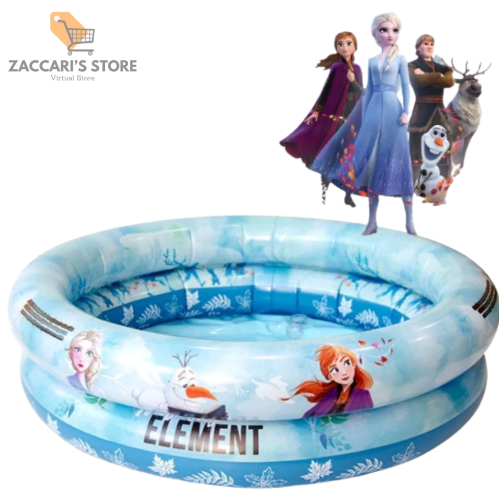 Piscina inflável Infantil Da Frozen 100 Litros 86x20