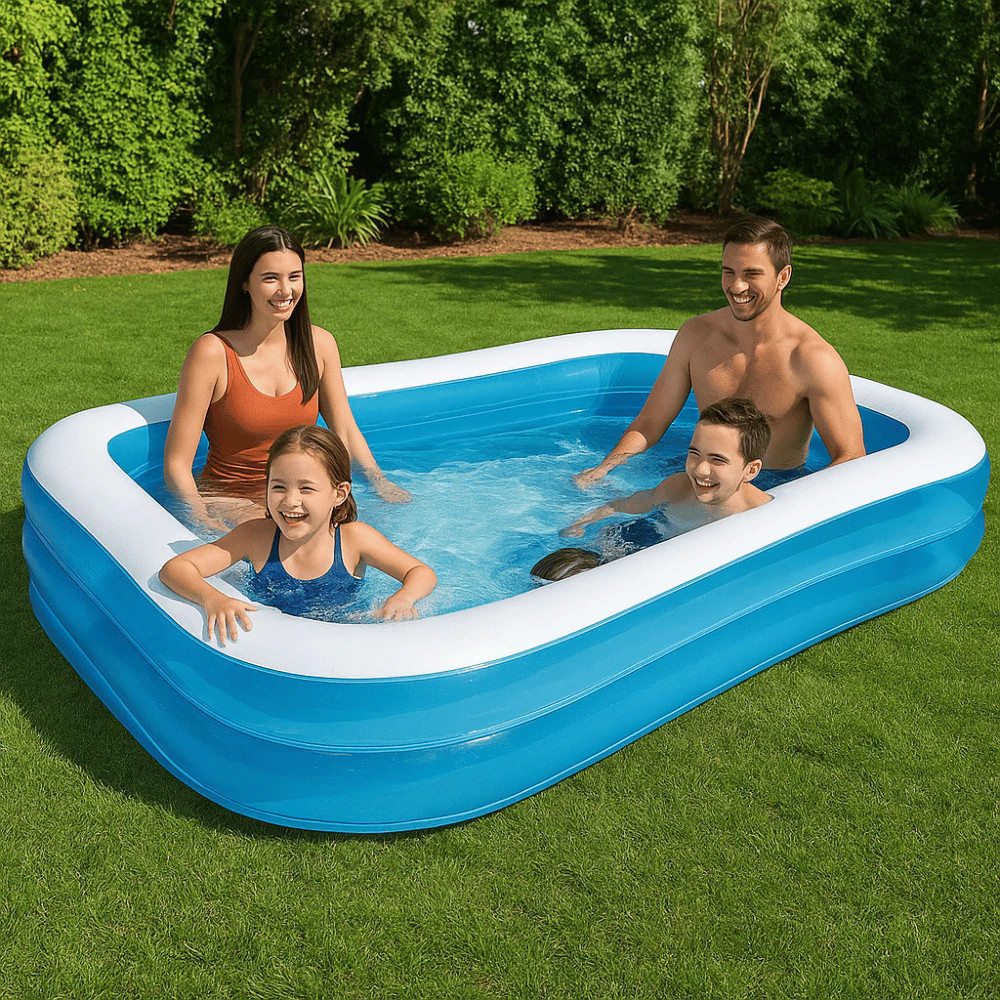 Piscina Inflável Infantil Banho Lazer Verão Jardim Brinquedo Criança