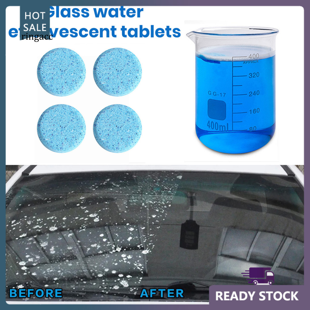 Car Window Lubricating Tablets Windshield Cleaner 10/20/40 Pcs Auto Glass Effervescent Super Concentrated Washer Fluid f