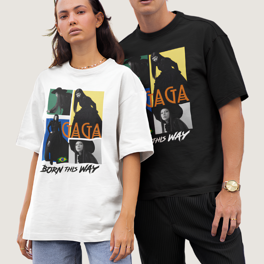 Camiseta Lady Gaga Unissex T-shirt Lançamento Exclusivo Show Rio De Janeiro Camisa Algodão