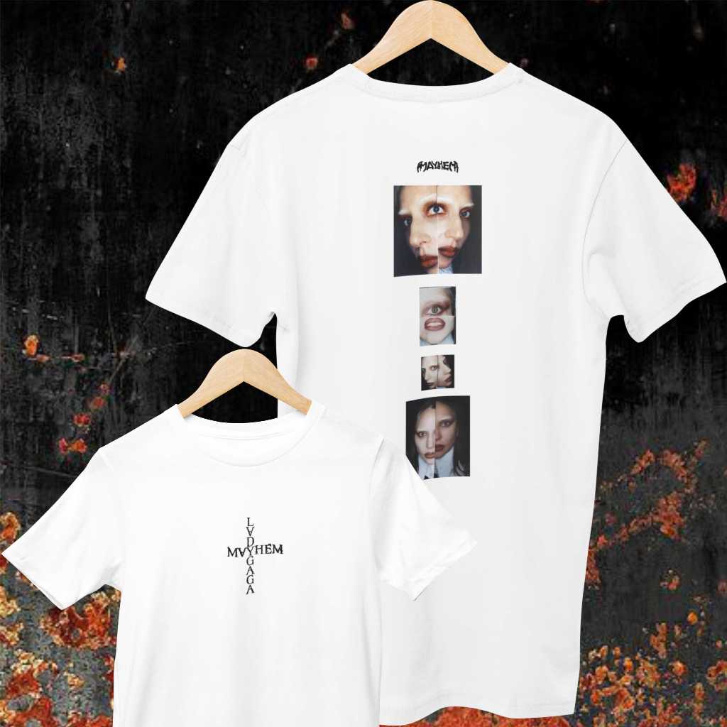 Camiseta Lady Gaga | Mayhem Stacked Photo [tamanho tradicional, oversized e plus size]