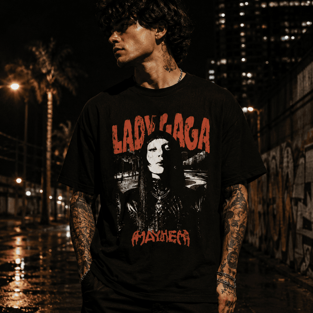 Camiseta Lady Gaga - Banda 100% Algodão 30.1