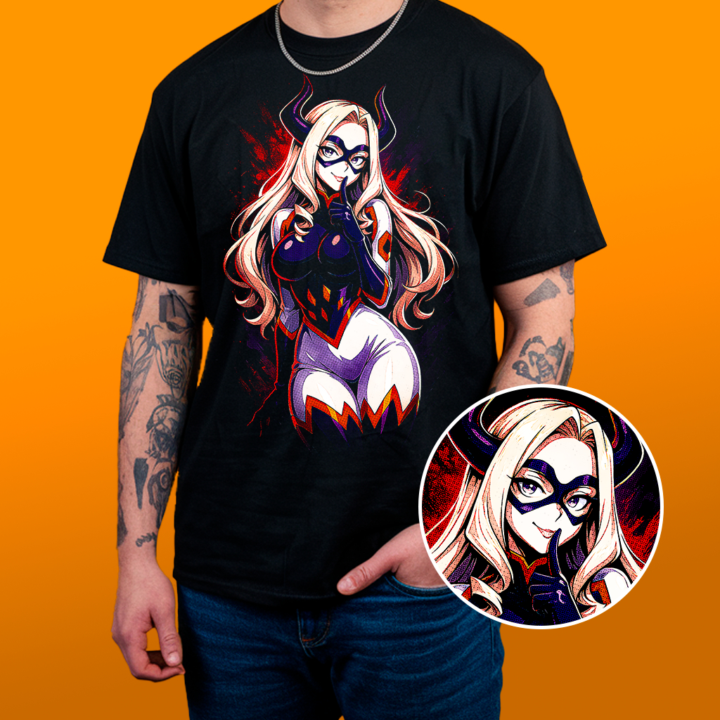 Camiseta MT. LADY - Estampa Reticulada Algodão 30.1