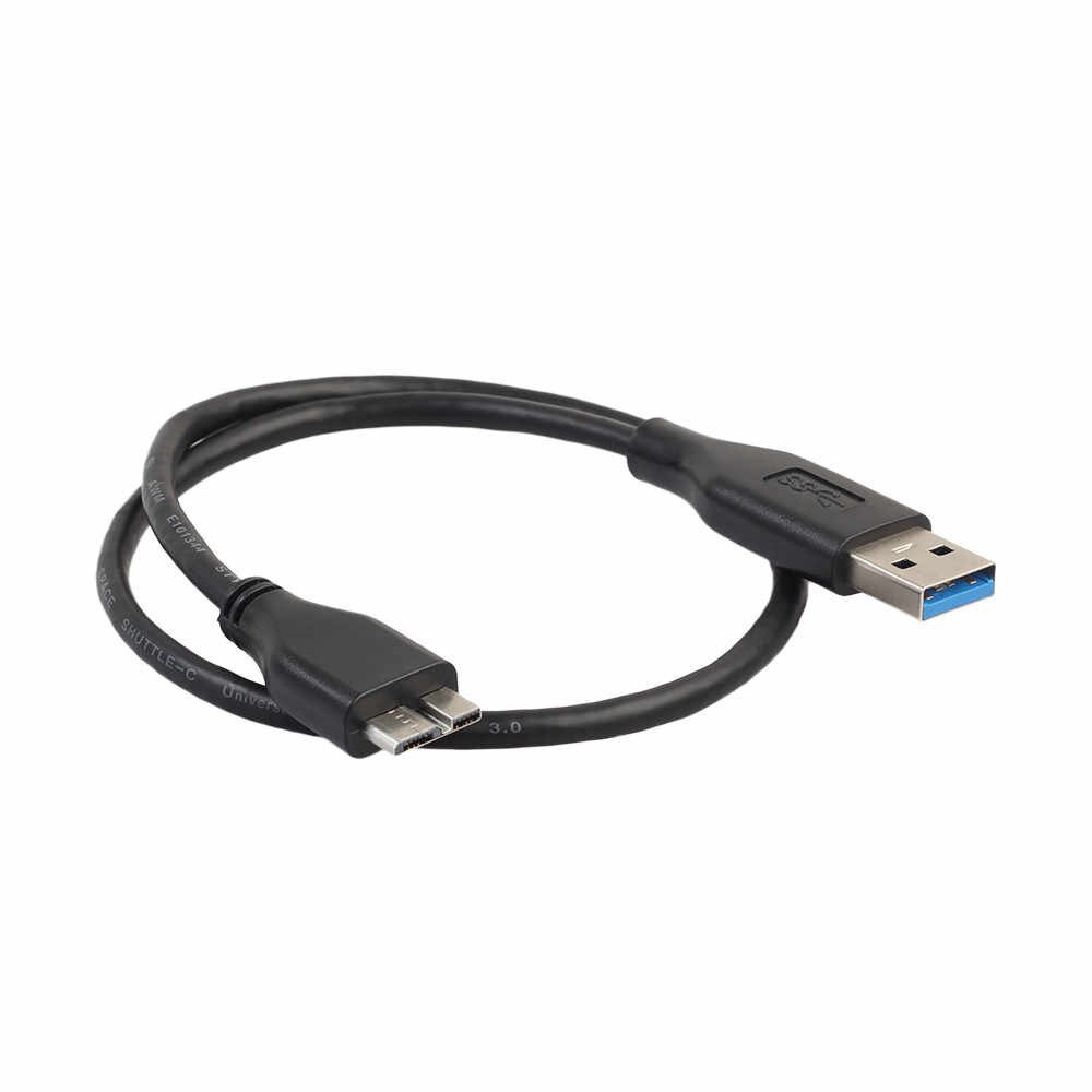 CABO MICRO USB 3.0 BLINDADO 5GBPS 0,5 M PARA HD HARD DISK EXTERNO HITACHI SUPER SPEED
