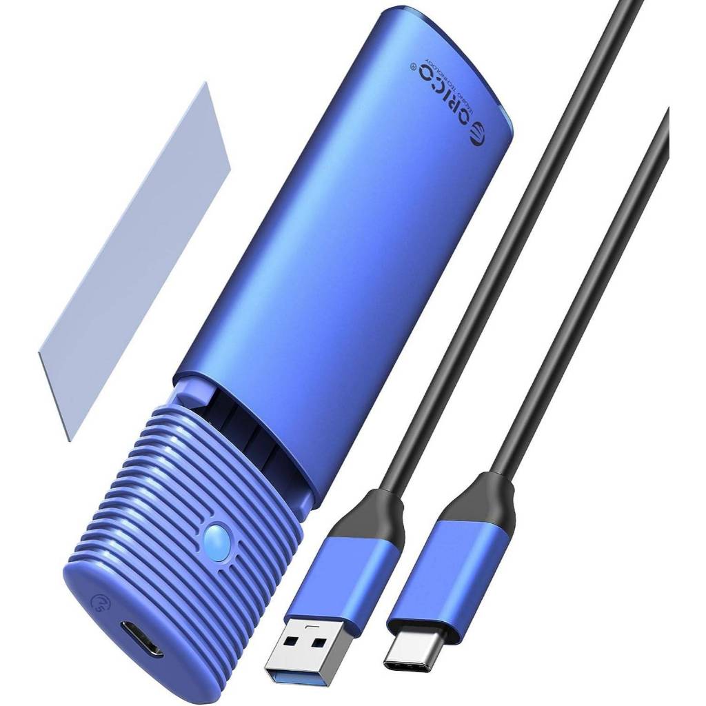 Case Para Ssd M.2 Ngff Usb3.2 Gen1 5gbps Uasp - Pwm2 - Orico Cor azul