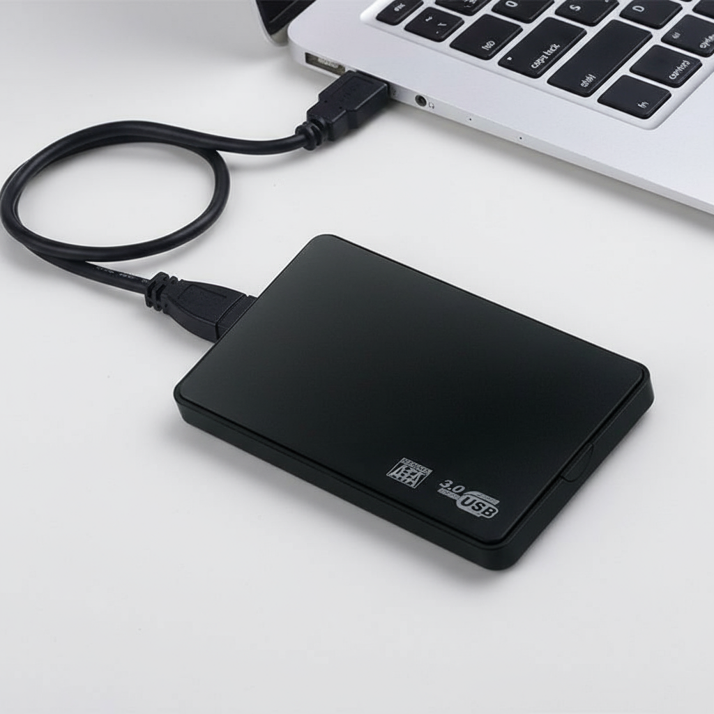 Gabinete de disco rígido externo 2,5 USB 3.0 para SATA 5Gbps caixa para HDD SSD para PC, laptop, armazenamento.