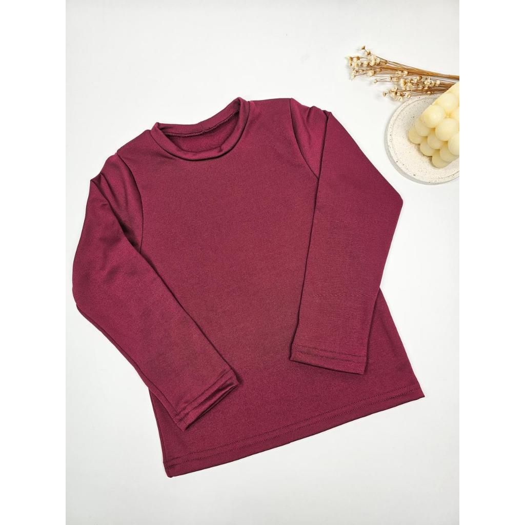 KIT 4 BLUSAS TÉRMICAS INFANTIL SEGUNDA PELE MANGA LONGA PELUCIADA INVERNO