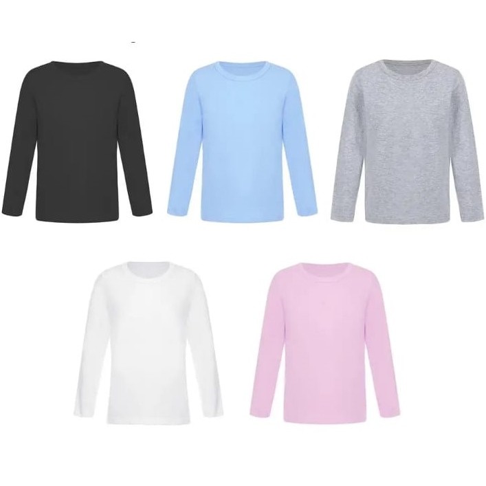 Kit 2 Blusa Térmica Infantil Inverno Manga Longa Unissex Segunda Pele Peluciada Importada Qualidade Super Quentinha