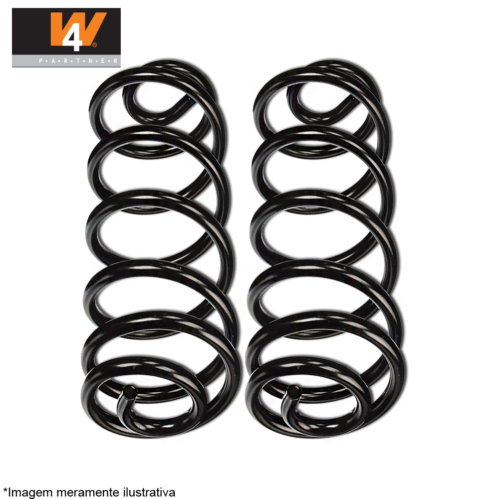 Par Mola Suspensão Dianteira Ford ROYALE / VERSAILLES 1991 a 1996; VW SANTANA / QUANTUM C/AR 1985/ em diante