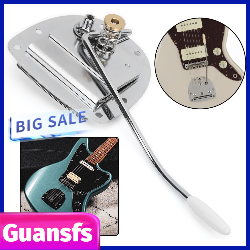 guansfs.br Guitarra Tremolo Tailpiece Bridge com Braço Elétrico Compatível