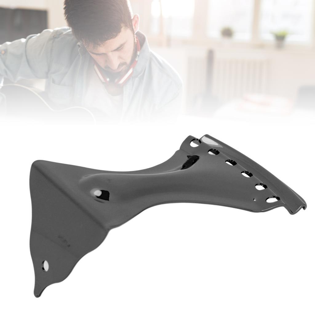 Irfora guitarra tailpiece metal wear substituição para guitarras ressonadoras de 6 cordas fácil instalação