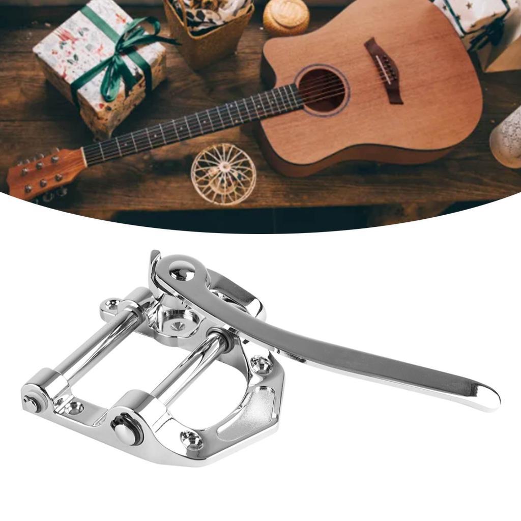 Guitarra Tremolo Vibrato Bridge Tailpiece com pequena haste de balanço Jazz Electric