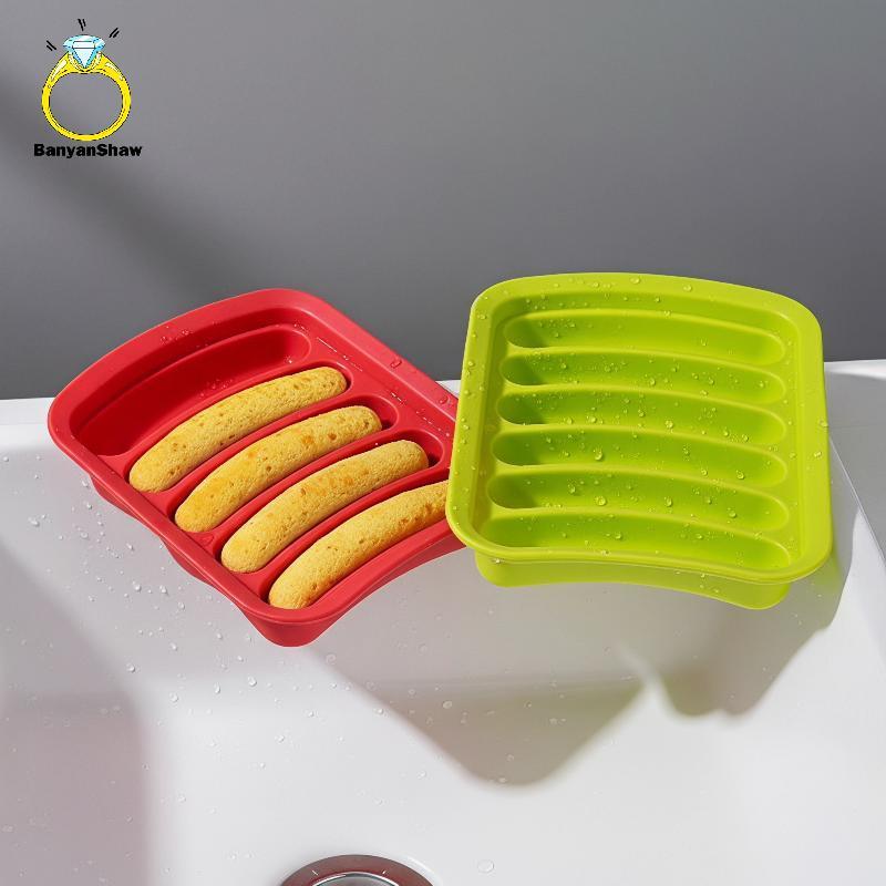 [BANY] 6 Grades De Silicone Não Sti Para Fazer Cachorro-Quente , Molde De Qualidade Alimentar , Faça Você Mesmo , Fabric