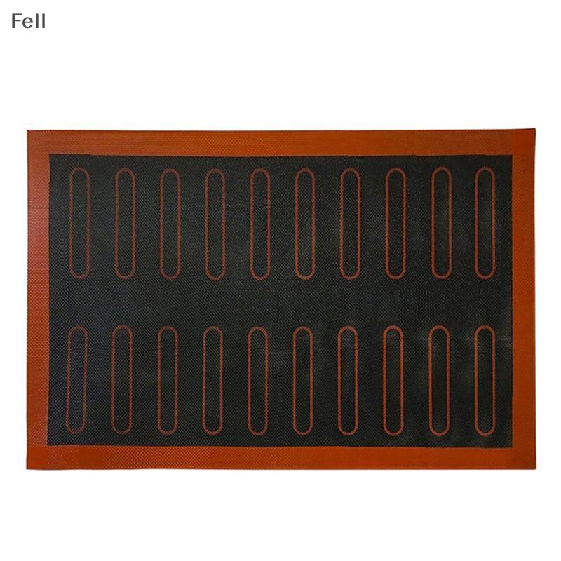 [Fel] Silicone Dupla Face Impressão Baking Sti Pastelaria Forno Bolo Assando Perfurado Venda Quente