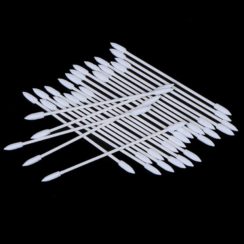 [Fel] 50/100pcs Cotonete De Limpeza Sem Poeira Algodão Sti Fone De Ouvido Porta De Carga Acessórios Venda Quente