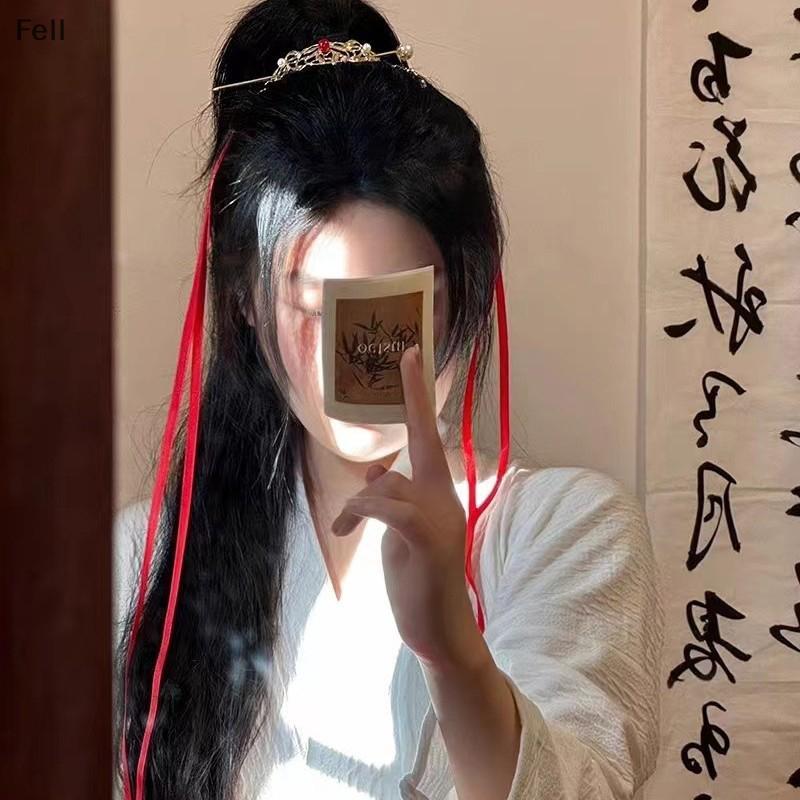 [Fel] Antiguidade Estilo Chinês Pingente Feminino Longo sels Cos Desempenho Cabelo Sti Acessórios De Venda Quente