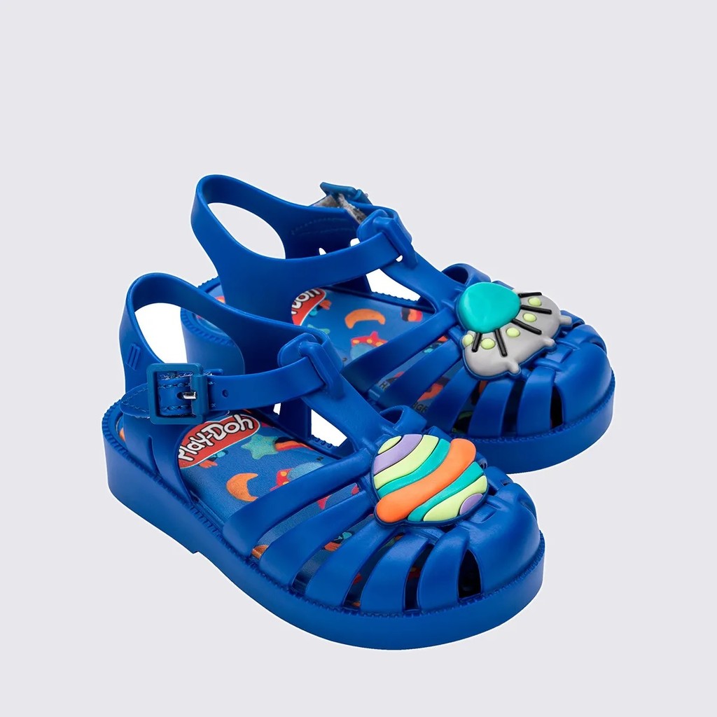 Sandálias Infantil Baby Mini Melissa Possession + Play-Doh Confortavel Unissex Original
