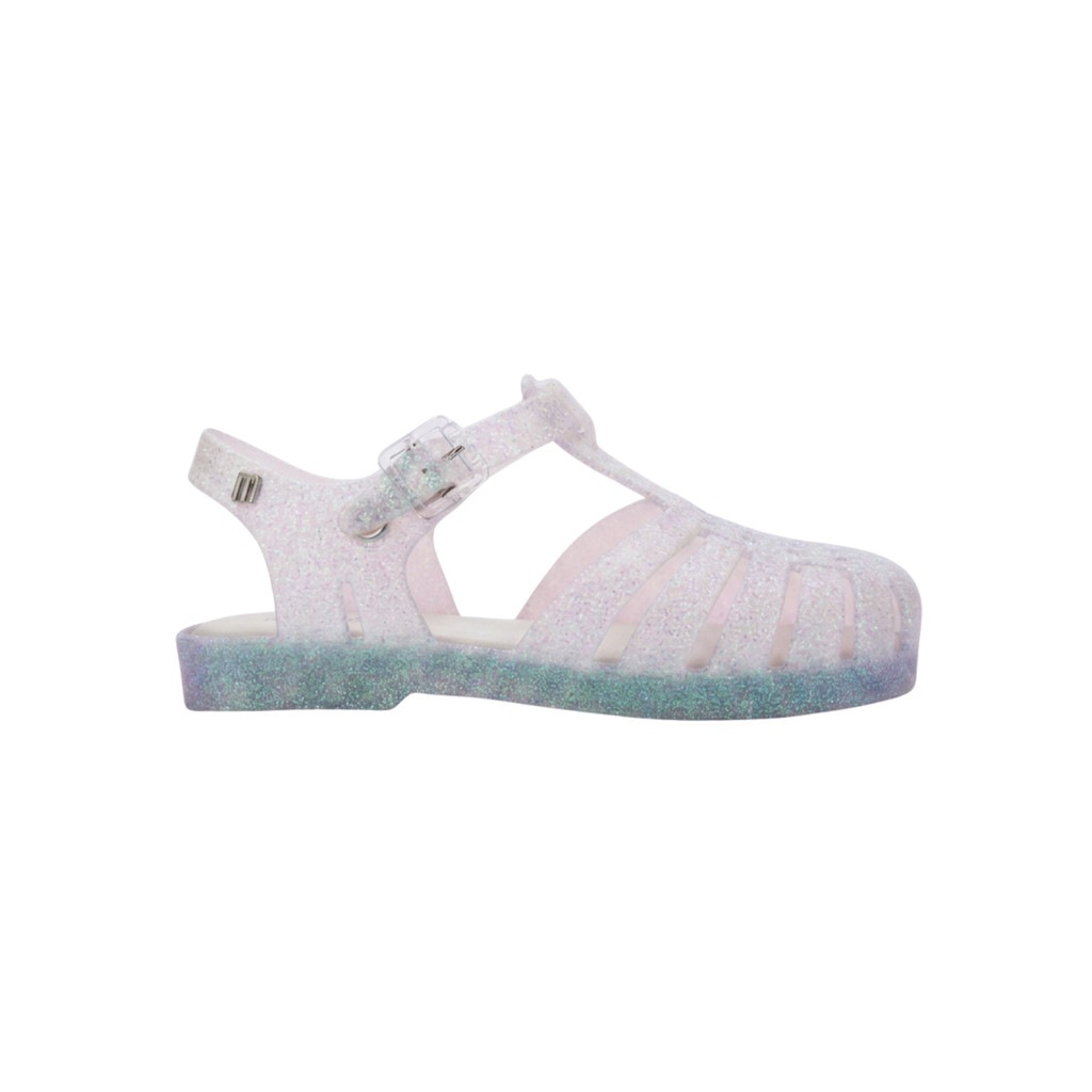 Melissa Possession Glitter Sandália Feminina Jelly com Fivela Casual Confortável Verão Original
