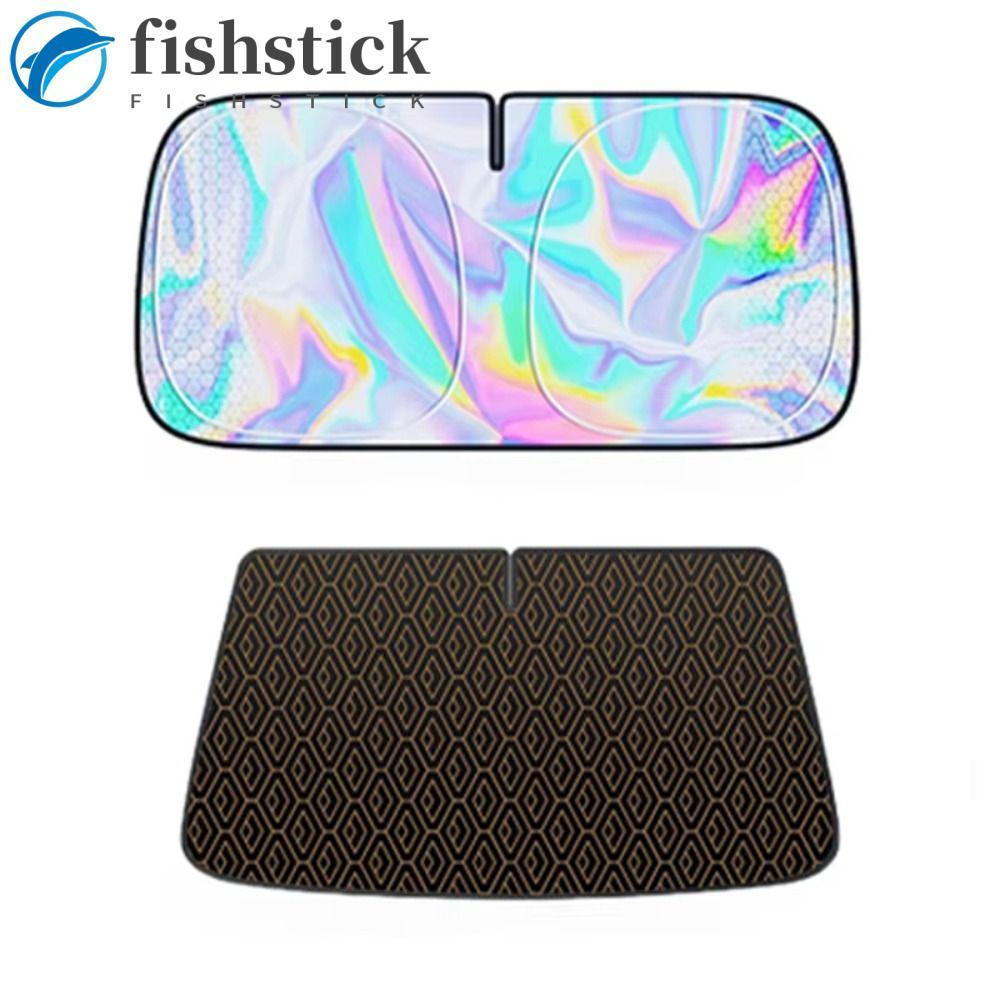 Viseira De Proteção Solar Automática FISHSTICKA , Capa De Pára-Brisa De Carro De 5 Camadas Com Isolamento Térmico , Dobr