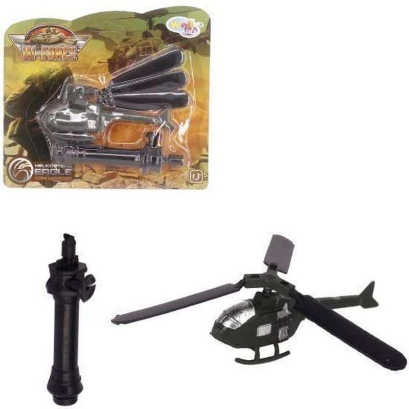 Kit 2 Helicópteros de Brinquedo com Lançador – Voa Alto, Infantil, Divertido