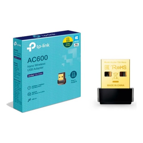 Adaptador Wi-Fi USB Nano TP-Link AC600 - Alta Velocidade e Design Compacto