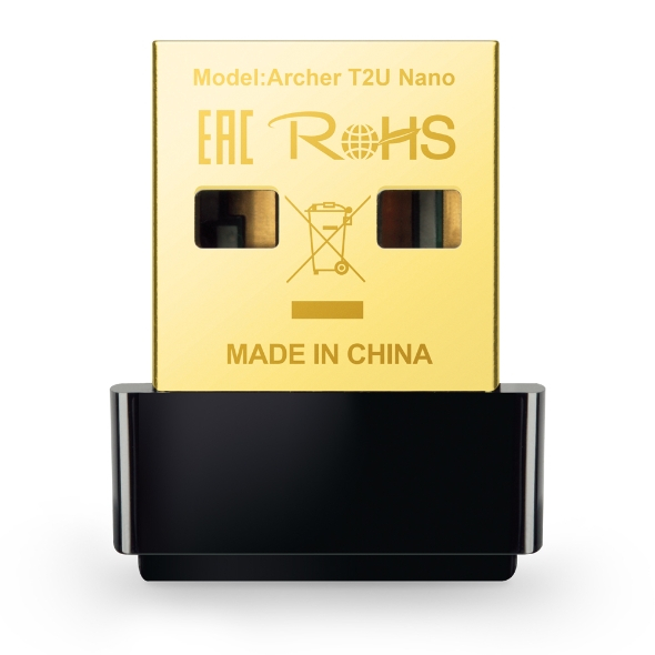 Adaptador Archer T2U Nano - Dual Band AC600 Wi-Fi 5 USB, Ideal Para Viagens TP-link