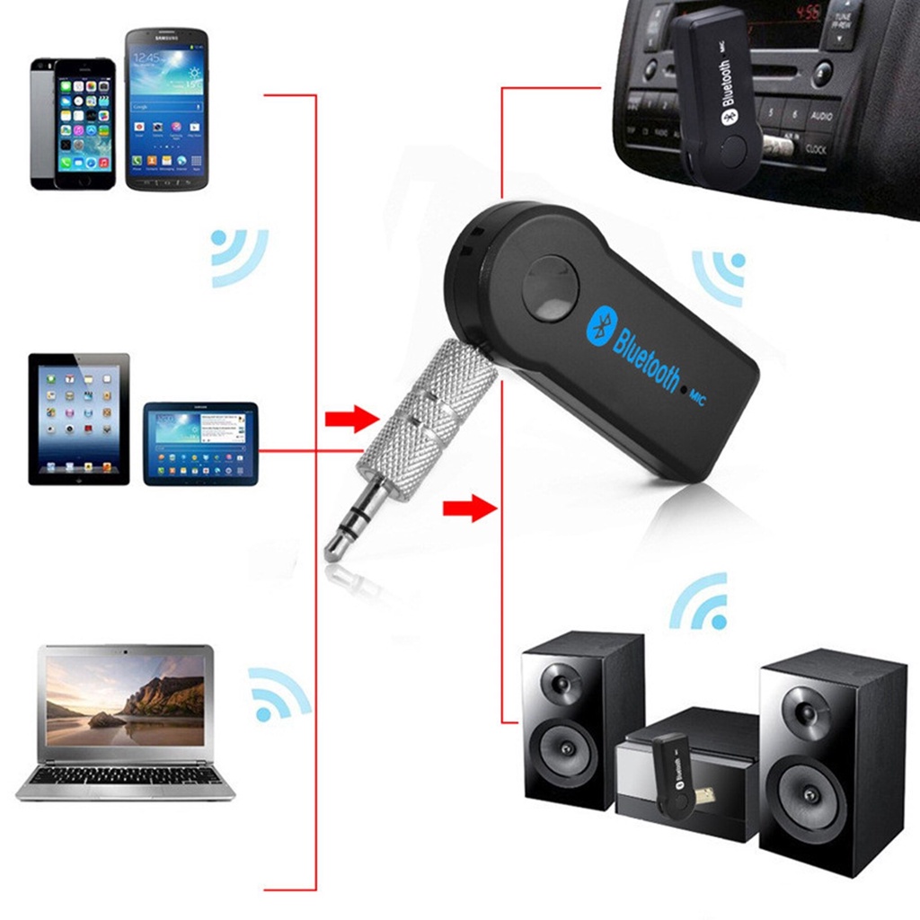 Receptor De Áudio Bluetooth Para Carro Smartphone Wireless