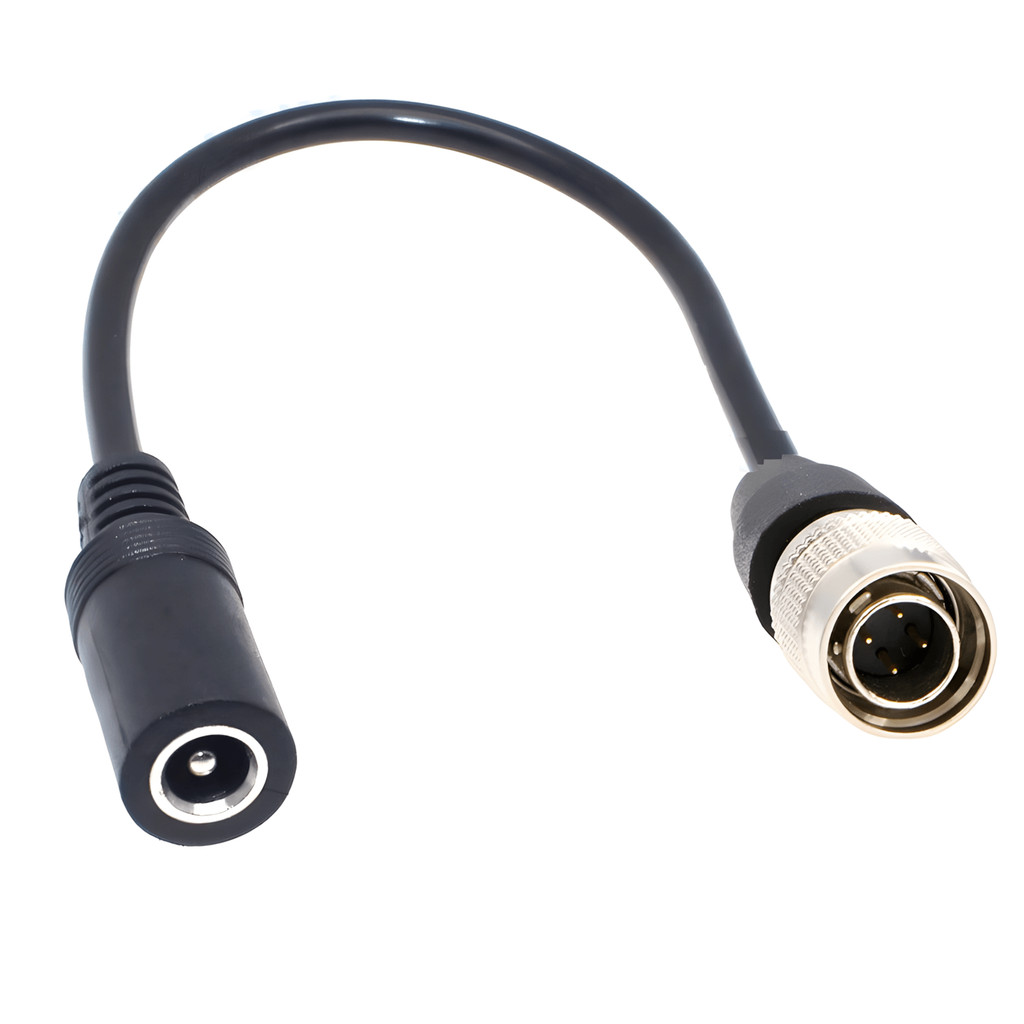 Cabo de Alimentação Hirose 4 Pin x Conector DC para Gravadores Zoom F8 / F4 e Sound Devices