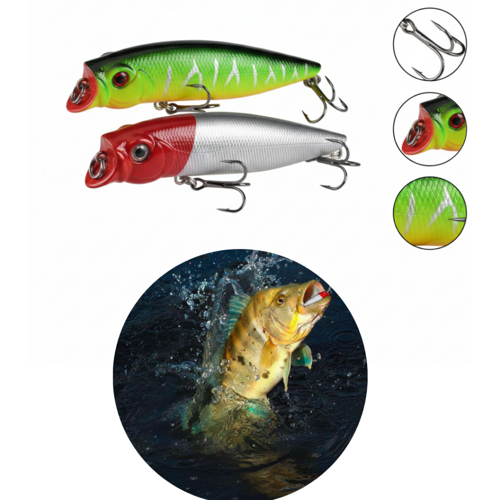 Kit 2 Iscas Meia Água 90 - 9,5cm 11,5g (estilo Brava)