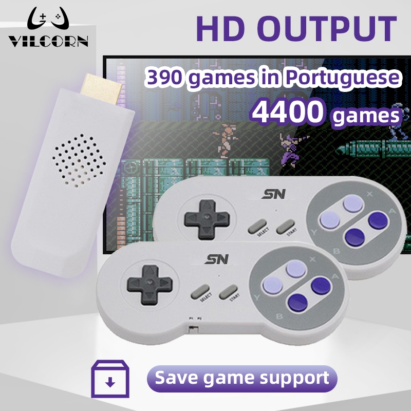 VILCORN Super Nintendo 16 Bits mini Everdrive Dandy Retro Portatil TV Game Stick Console Para SNES NES SFC Presentes