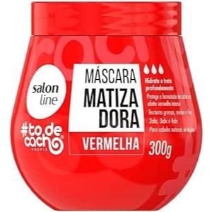 MASCARA SALON LINE TO DE CACHO MATIZADORA VERMELHA 300G