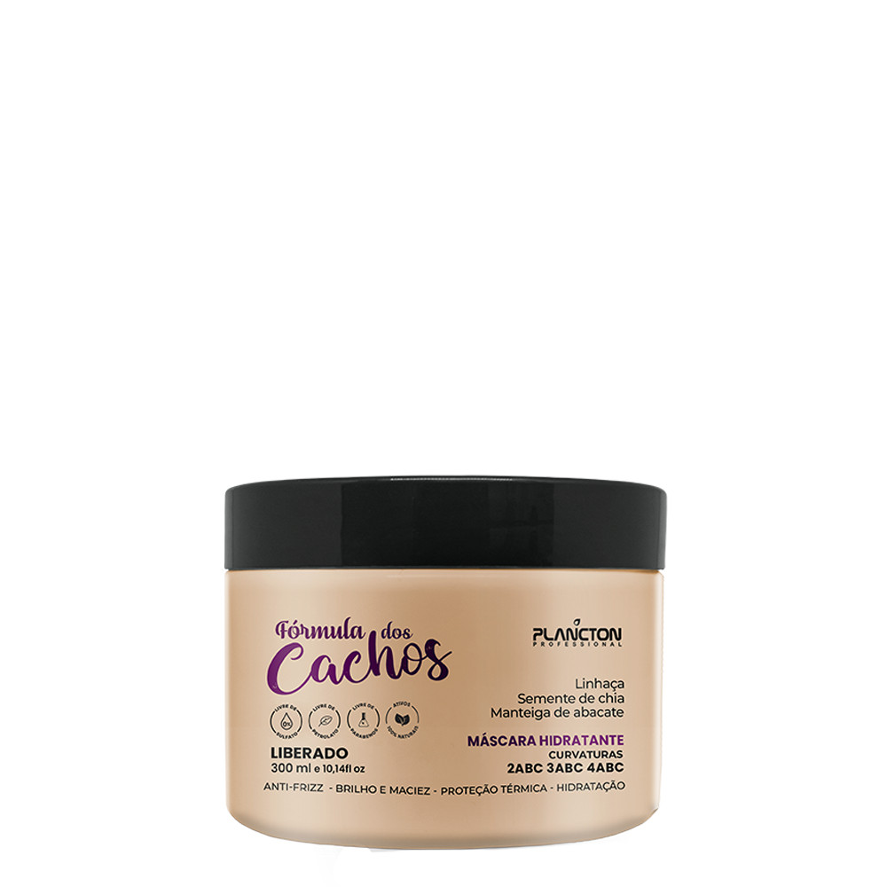 Nova Fórmula dos Cachos - Mascara Hidratação Plancton - 300g