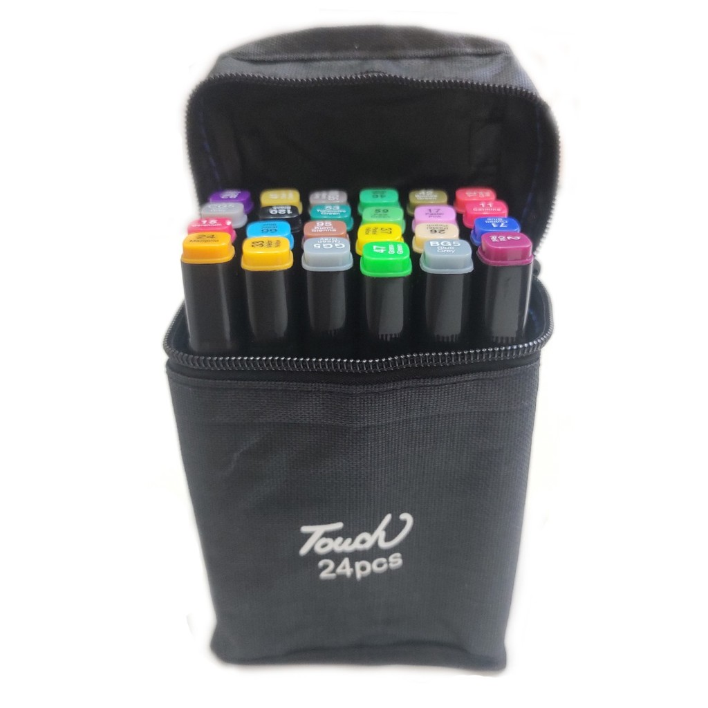 Kit Conjunto  Canetas Marcador Canetinha Ponta Dupla coloridas  843347