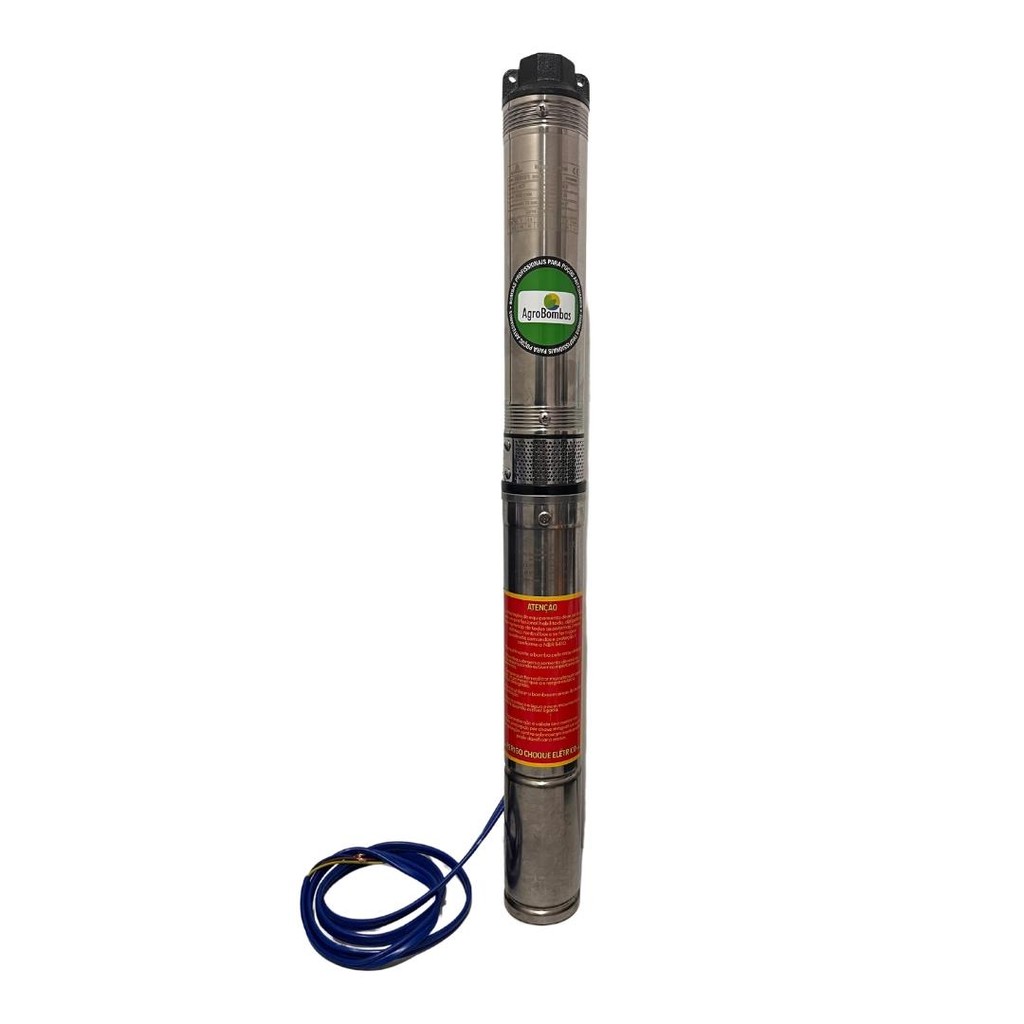 Bomba Submersa Agrobombas 3sdm2/6-1/3 Cv Monofásica 220v