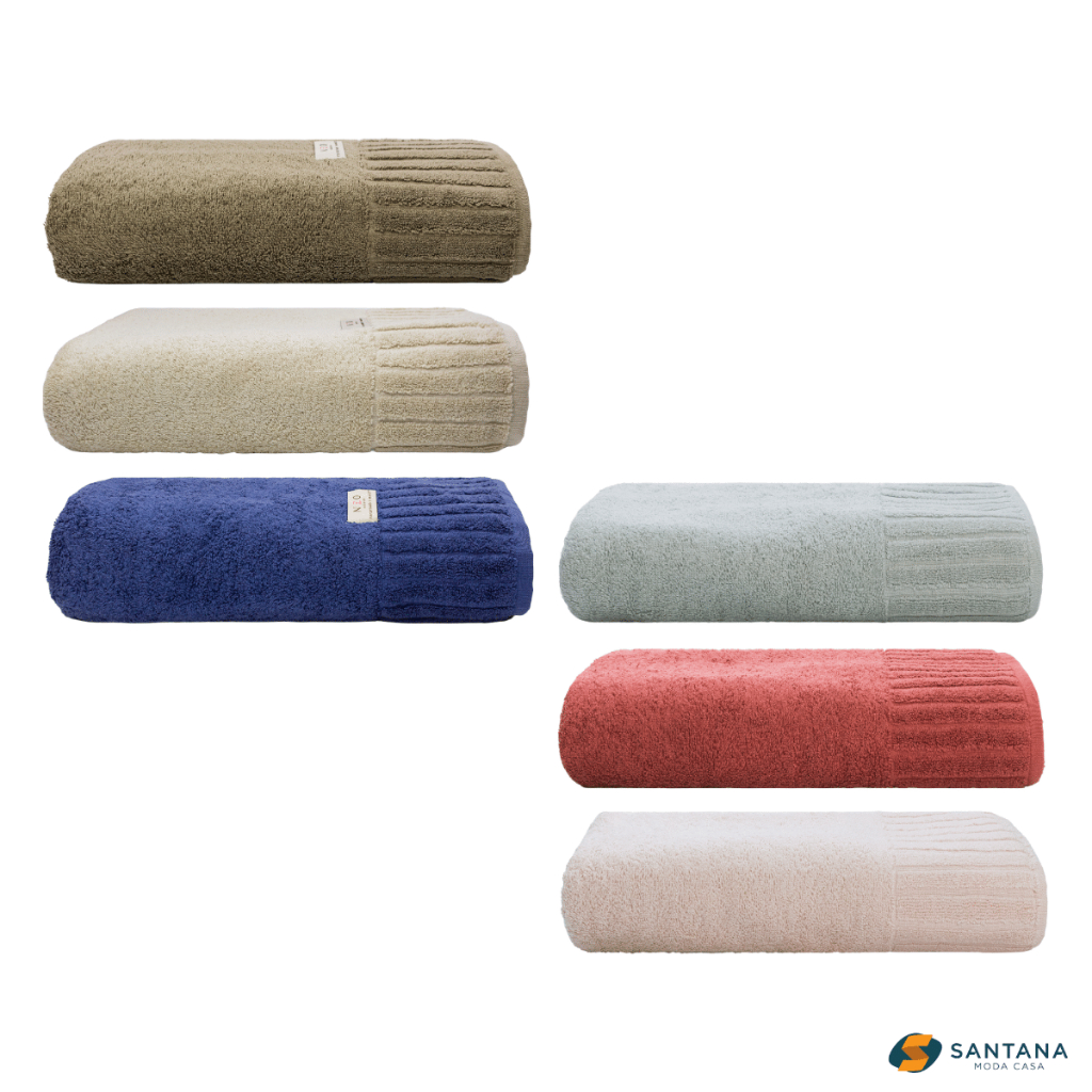 Toalha De Banho Gigante Velour Camesa 100% Algodão 85x150cm Fio Penteado 500g/m²