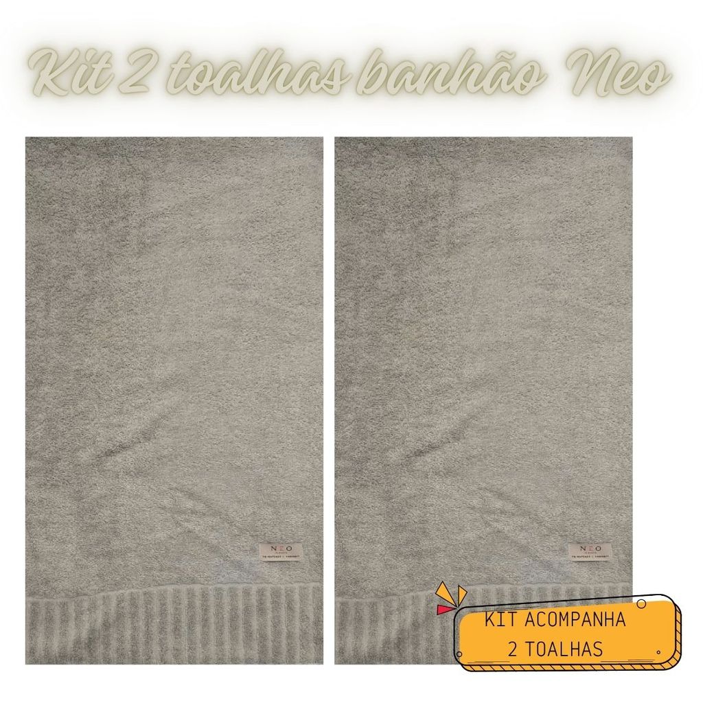 Kit 2 Toalhas Banho Gigante Velour Nanosoft Algodão 85x150cm Marrom