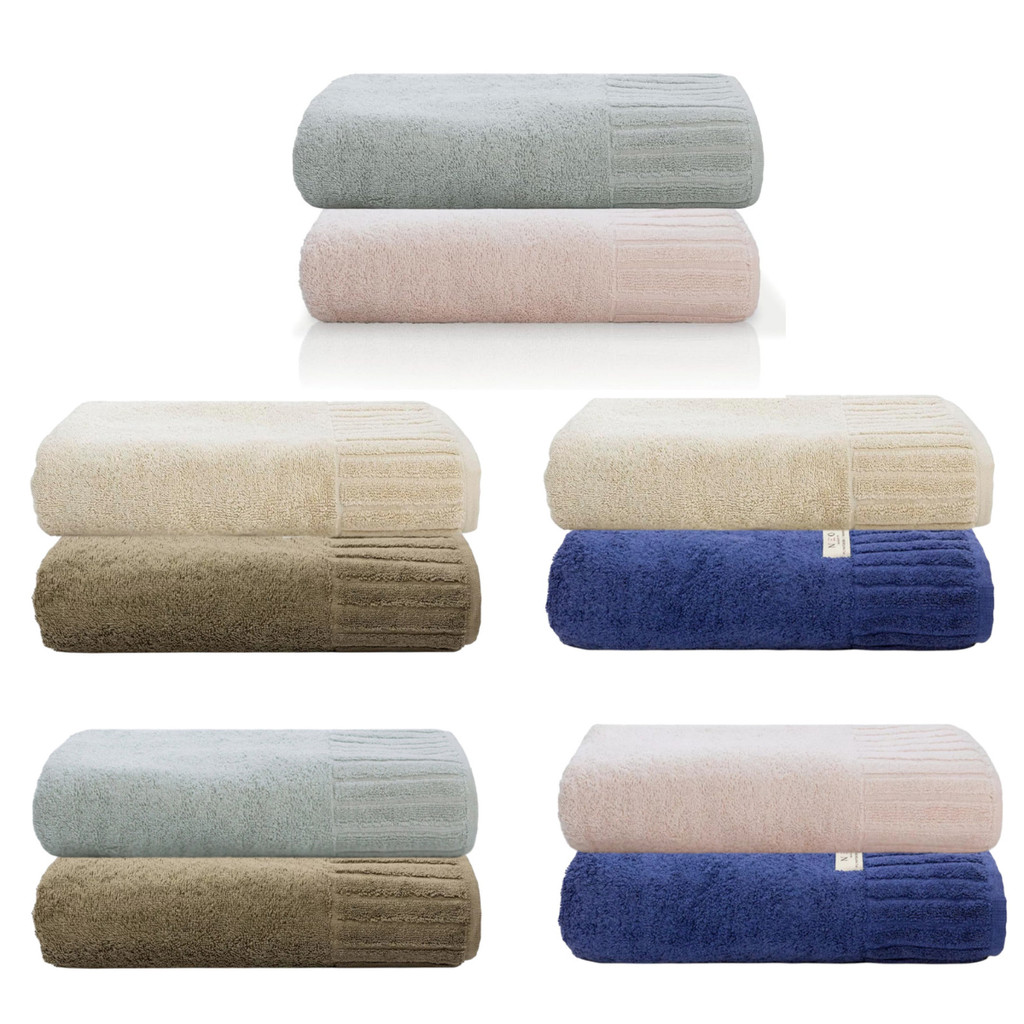 Kit 2 Toalhas De Banho Gigante Ela Ele Banhão Algodão 85x150cm Banheiro Velour Camesa