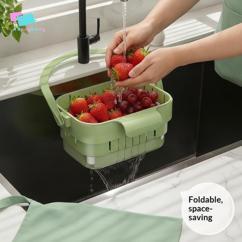 Abongbanghn Cesta De Drenagem Da Pia Cozinha Pendurado Dobrável Expansível 1PC Filtro De Resíduos Para Separação De Uso