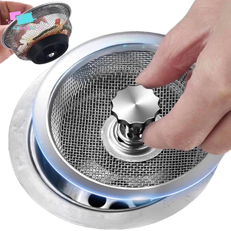 Abongbanghn Filtro De Pia De Cozinha De Aço Inoxidável Malha Filtros De Esgoto Drenos De Chão Do Banheiro Coletor De Res