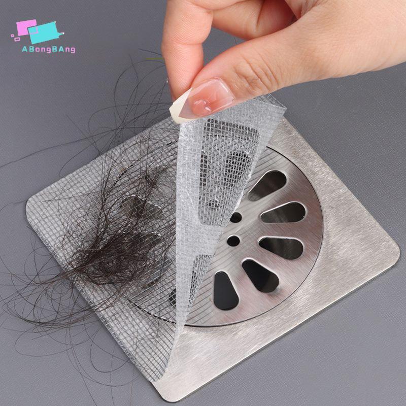 Abongbanghn 5/10PC Descartável Chuveiro Dreno De Chão Filtro Coletor Cabelo Pia Da Cozinha Esgoto Outfall Rolha Banheiro