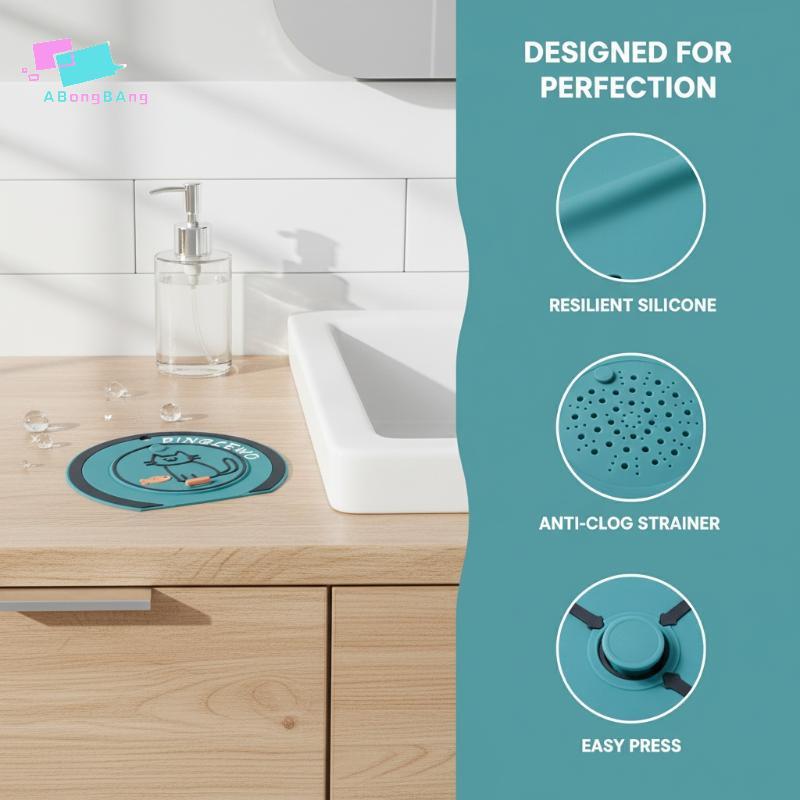 Abongbanghn Silicone Esgoto Dreno De Chão Capa Lavável Anti Inchaço Desodorante Pia Rolha Para Cozinha Banheiro Lavander