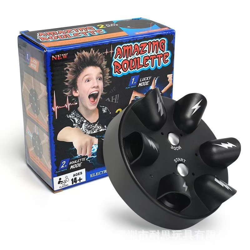 Novo E Único Jogo De Tabuleiro Festa Truque Descompressão Seis Dedos Choque Elétrico detector De Mentiras Brinquedos Par