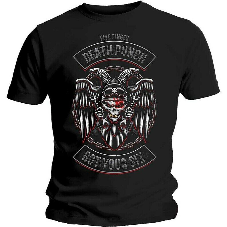 Flve Finger Death Punch 5Fdp Tem Seus Seis Camiseta Vintage Masculina Presente