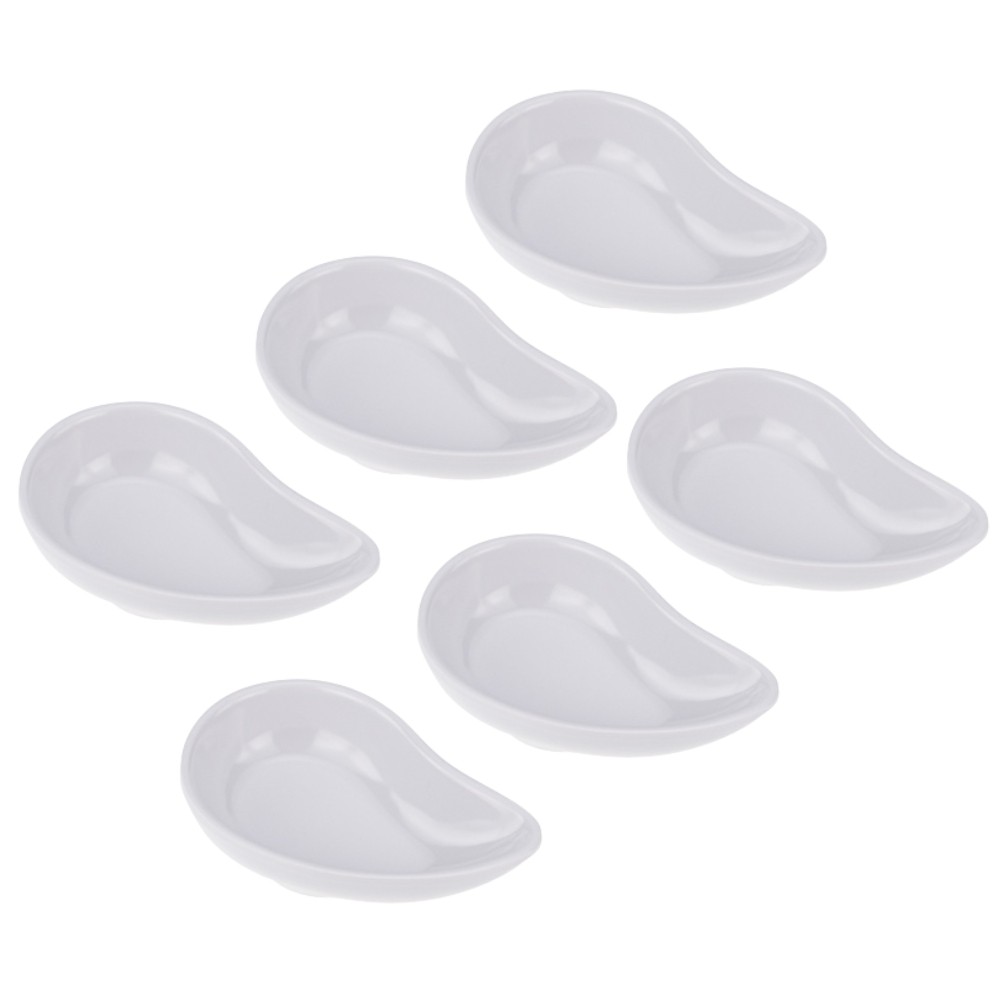 Kit Seis Finger Food de Melamina Porta Shoyu 10 x 6,6 x 2,4 cm - 50 ml WECK