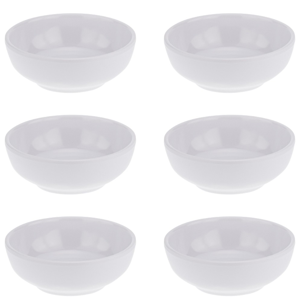 Kit Seis Finger Food de Melamina Redondo ø 9,7 x 3 cm - 125 ml WECK