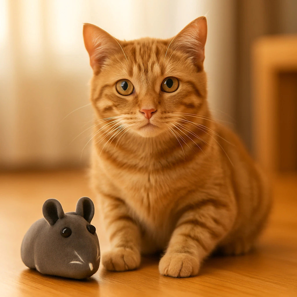 Kit Ratinhos Pet Bichinho Apito Sonoro Rato Gato Cachorro Animal Brinquedo Interativo